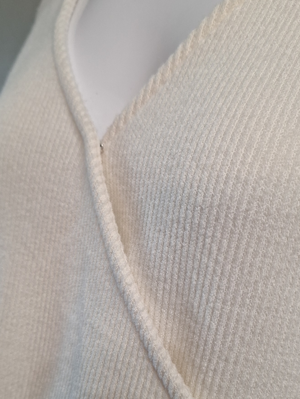 Madewell Cream Ribbed Top - Picture 11 of 12
